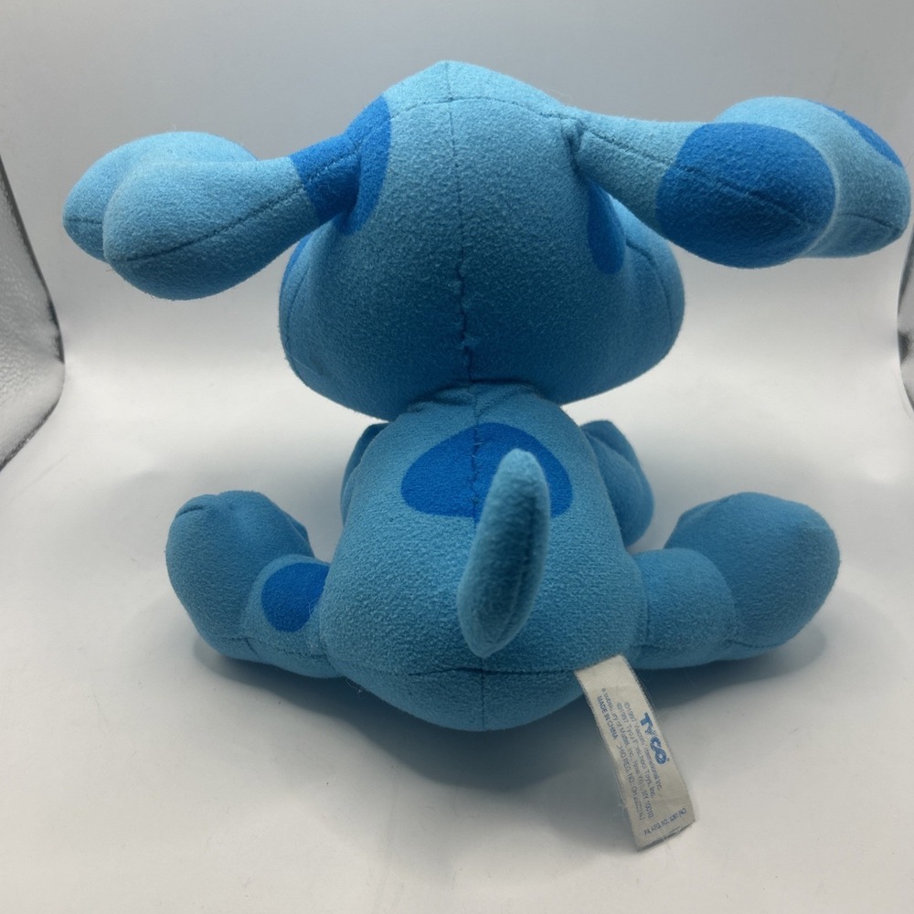 Vintage BLUES CLUES 8" PLUSH DOG Toy 1997 Tyco Pose A Blue Stuffed Animal Rare - Picture 3 of 7